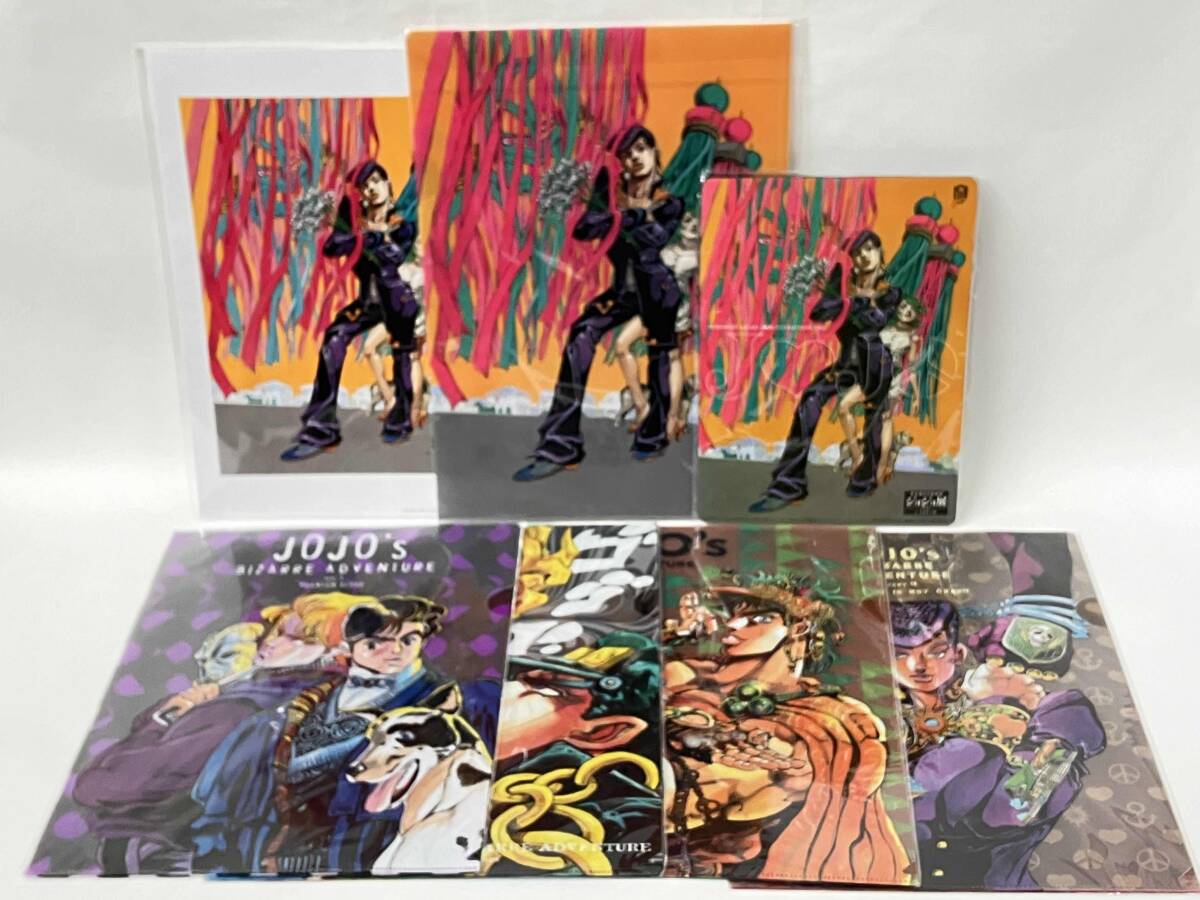 未使用】【新品】ジョジョ展 2012 A4クリアファイル & ポストカード