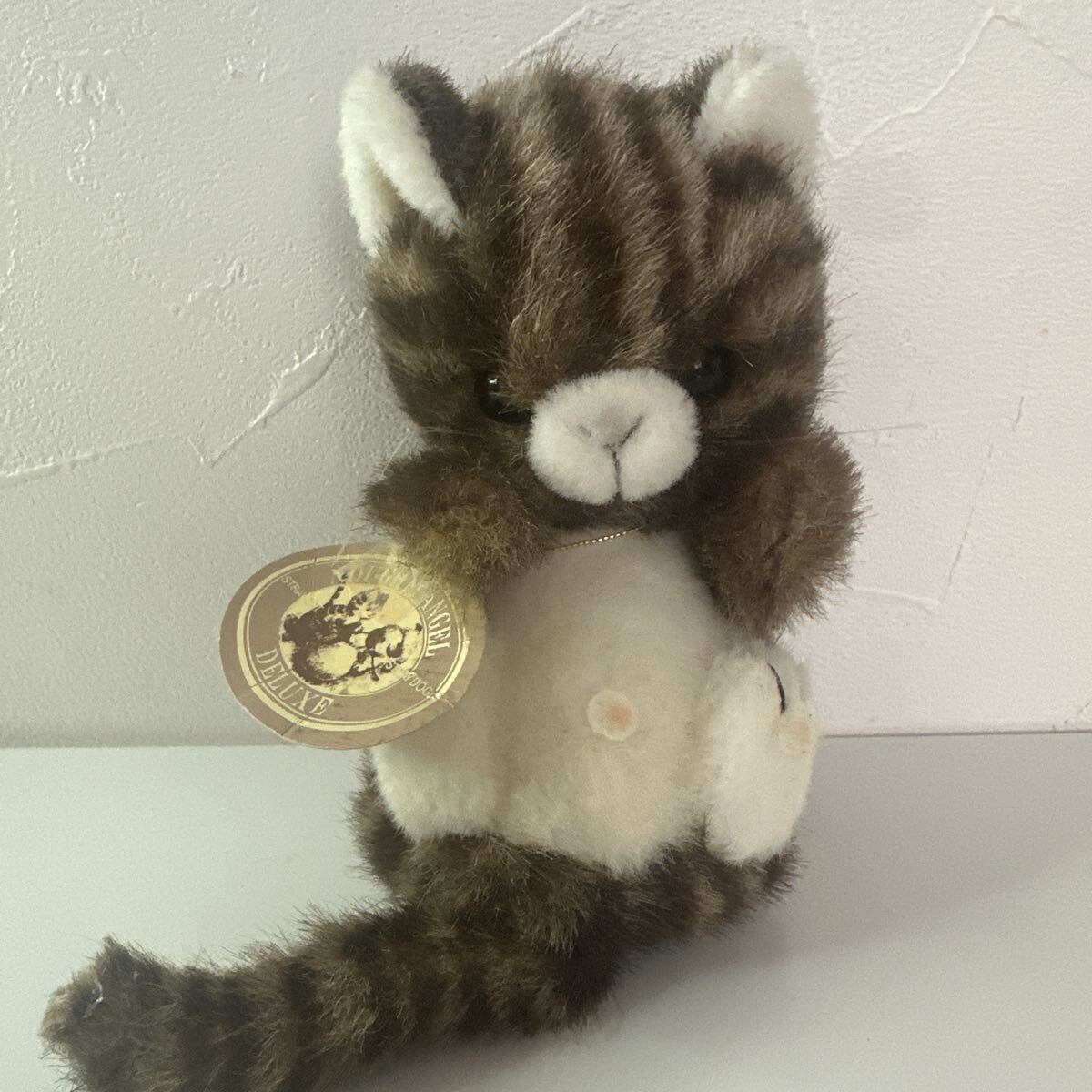 中古】ファースト いたずら天使 ネコ ぬいぐるみ 22cm 笛入り◇レトロ