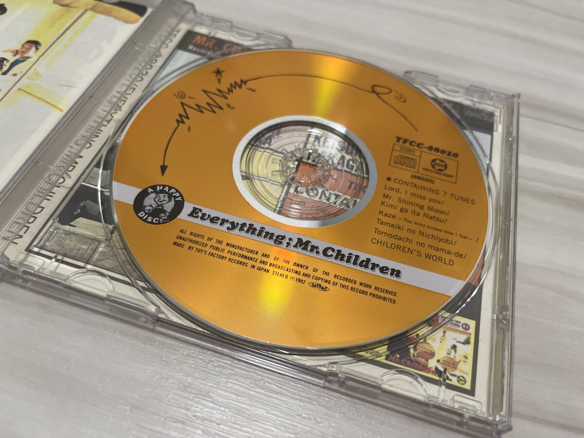 Mr.Children『Everything』初回プレス盤CD☆帯付☆美品☆ミスチル