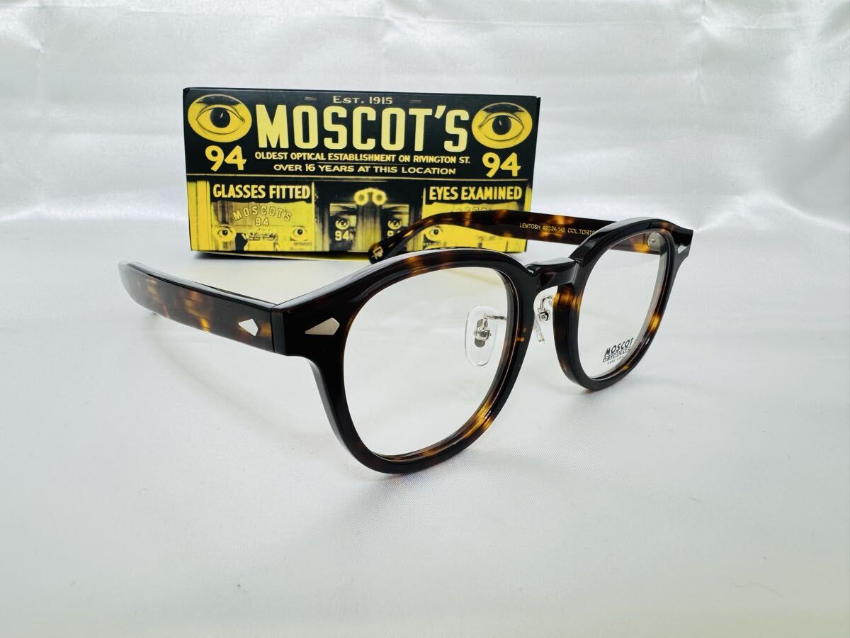 中古】MOSCOT LEMTOSH 49□24-145 GREY モスコット レムトッシュ