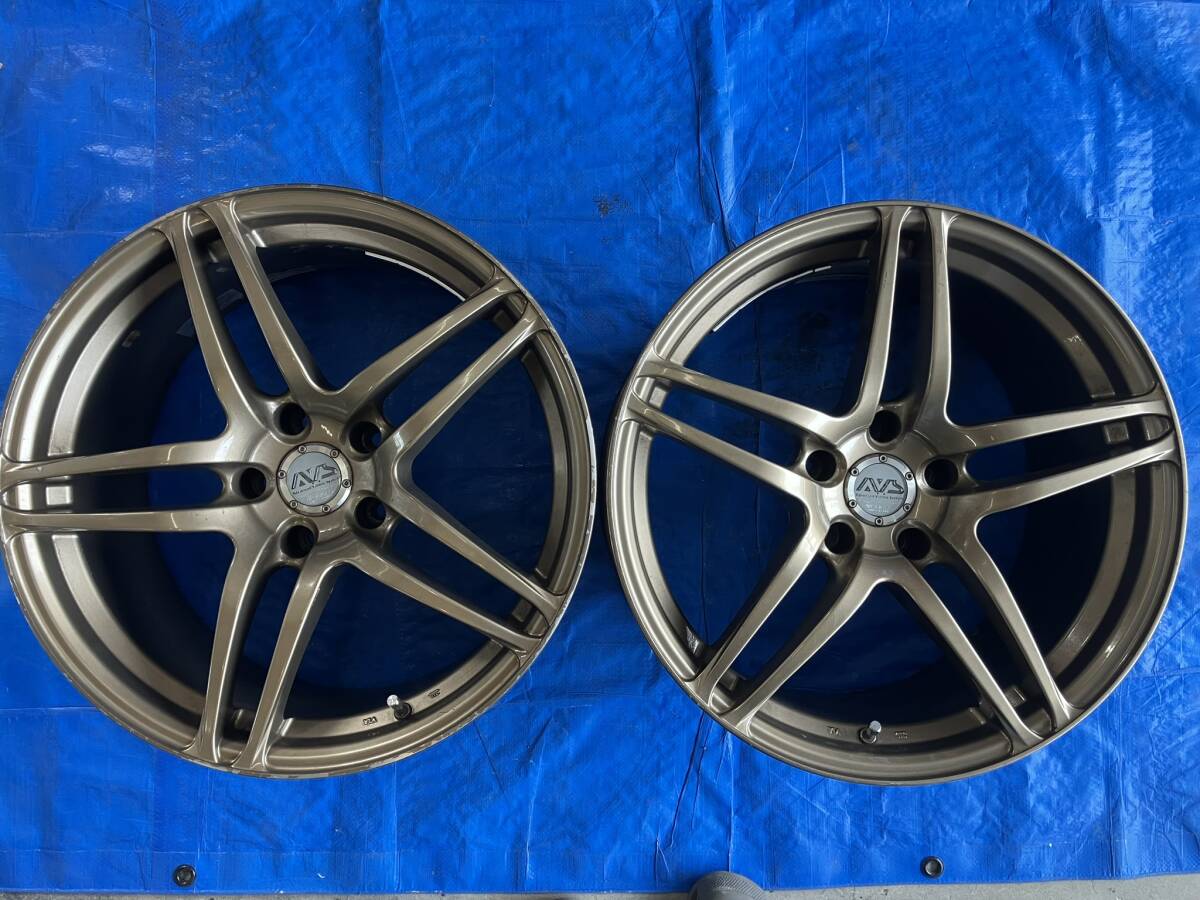 ヨコハマ AVS モデル7 18インチ 8J +40 9J +45 4本 PCD114.3 model7