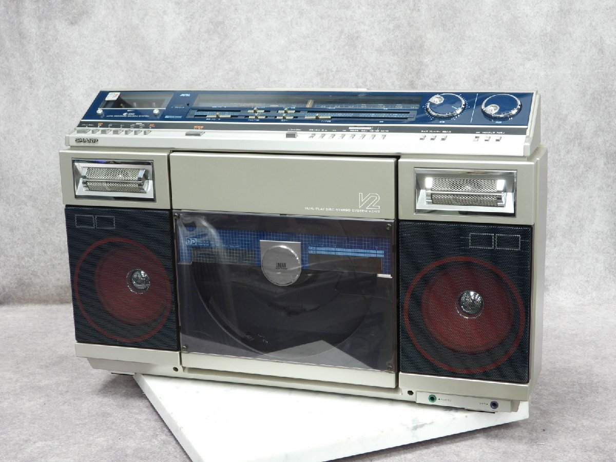 t12866◎SHARP シャープ【MD-F350-A】MD CD ラジカセの落札情報詳細