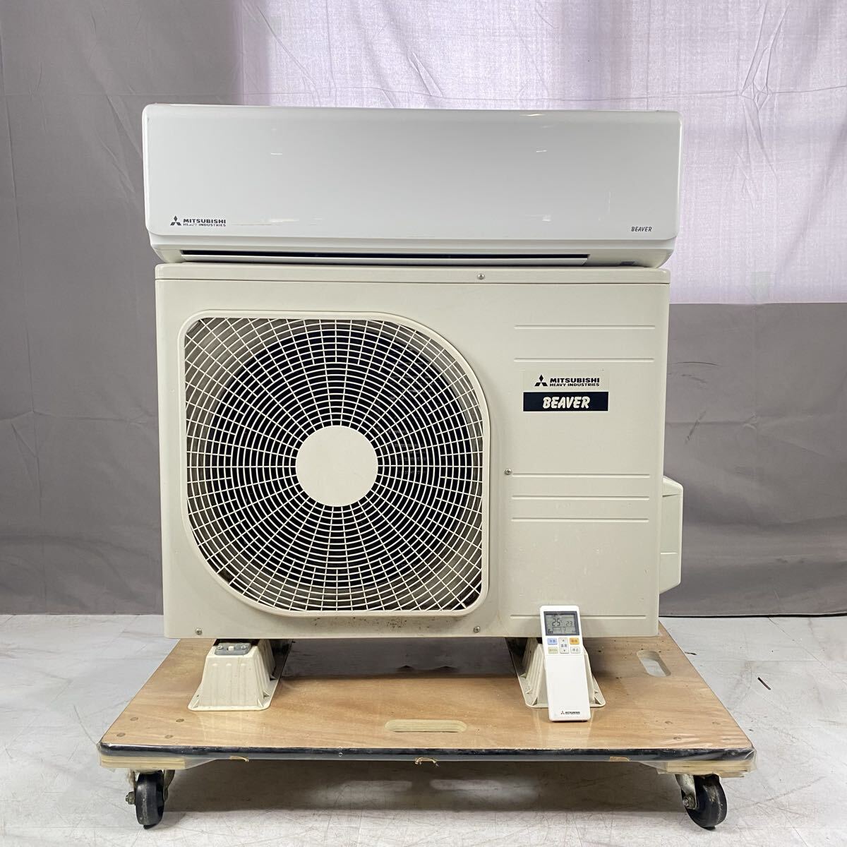 中古】三菱 MITSUBISHI ビーバーエアコン 8-12畳 SRK28ZJ-W クーラーの