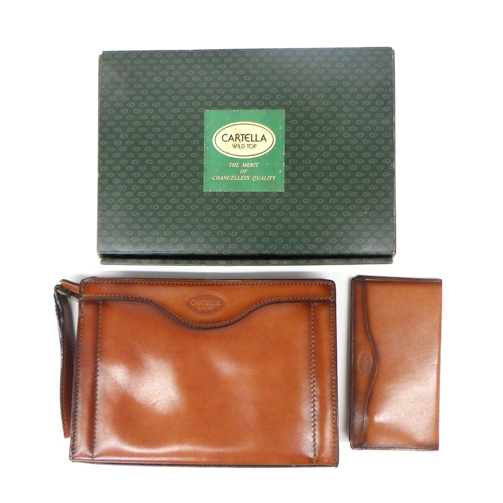 新品】◇バッグ40【タグ付き・未使用】CARTELLA WILD TOP 本革