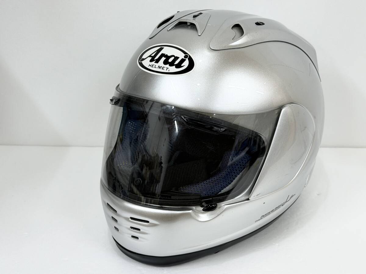 美品 Arai アライ RX-7X RX-7X サイズM(57・58) アルミナシルバー