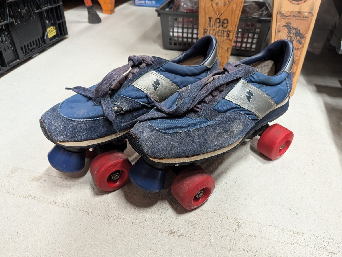 中古】希少 昭和レトロ 靴のまま履くローラースケート 美品の落札情報