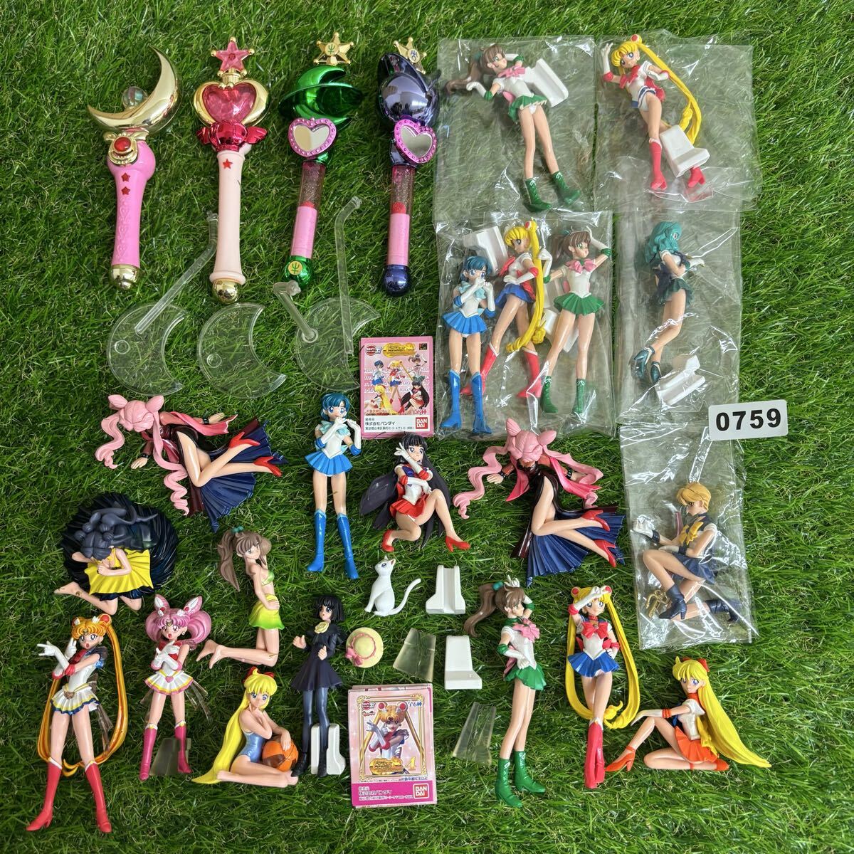 台紙(難あり)・ブック付き バンダイHGIF 美少女戦士セーラームーン1&2