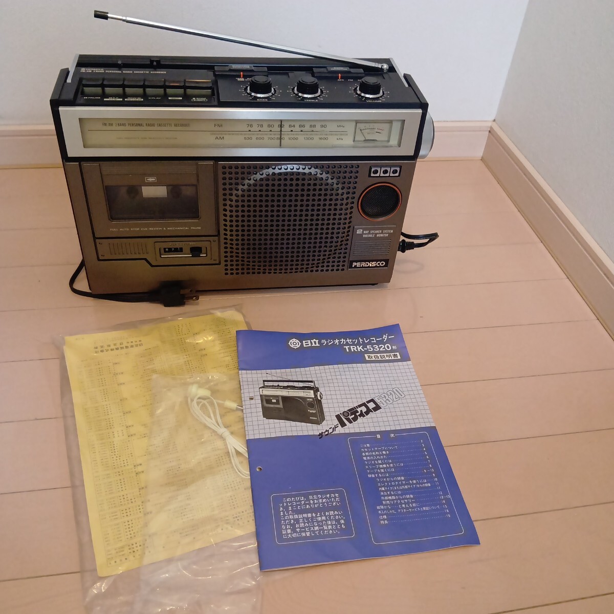 送料無料 □ 日立 Lo-D CDラジカセ CK-5Y HITACHI CD ラジオカセット