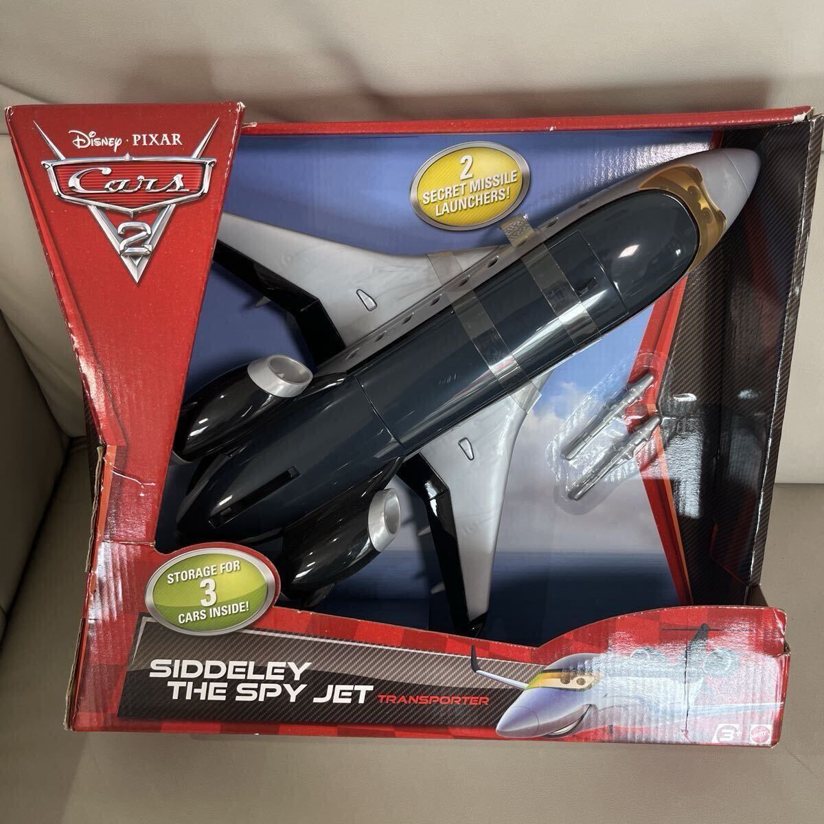 状態良〕トミカ「カーズ2」スパイジェット・シドレー Tomica Spy Jet