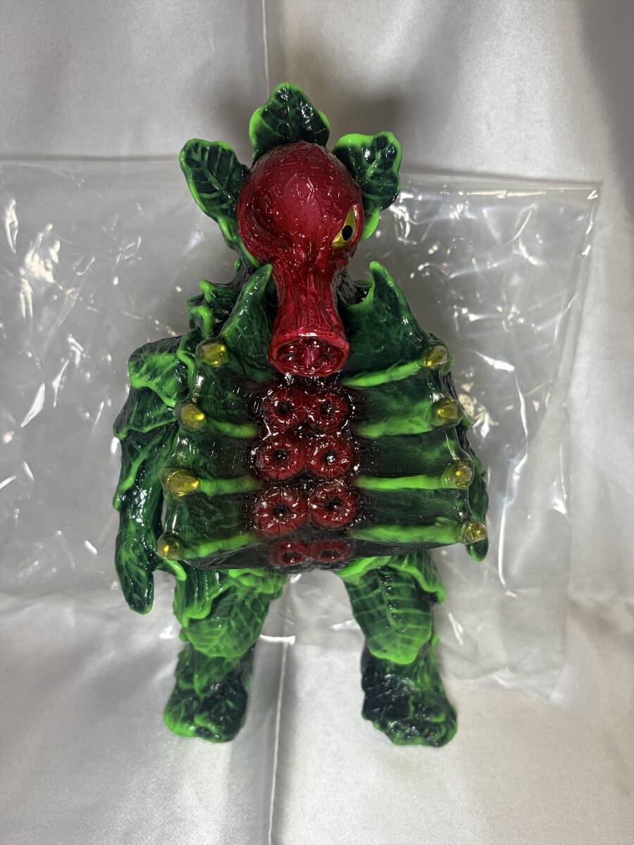 中古】スカルヘッドバット グリーンデビル ソフビ 検）怪獣天国の落札