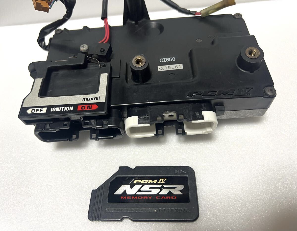 ♪NSR250R-SE/MC28 純正 PGM-Ⅳ/PGM-4 カードキー 29042km 純正カード