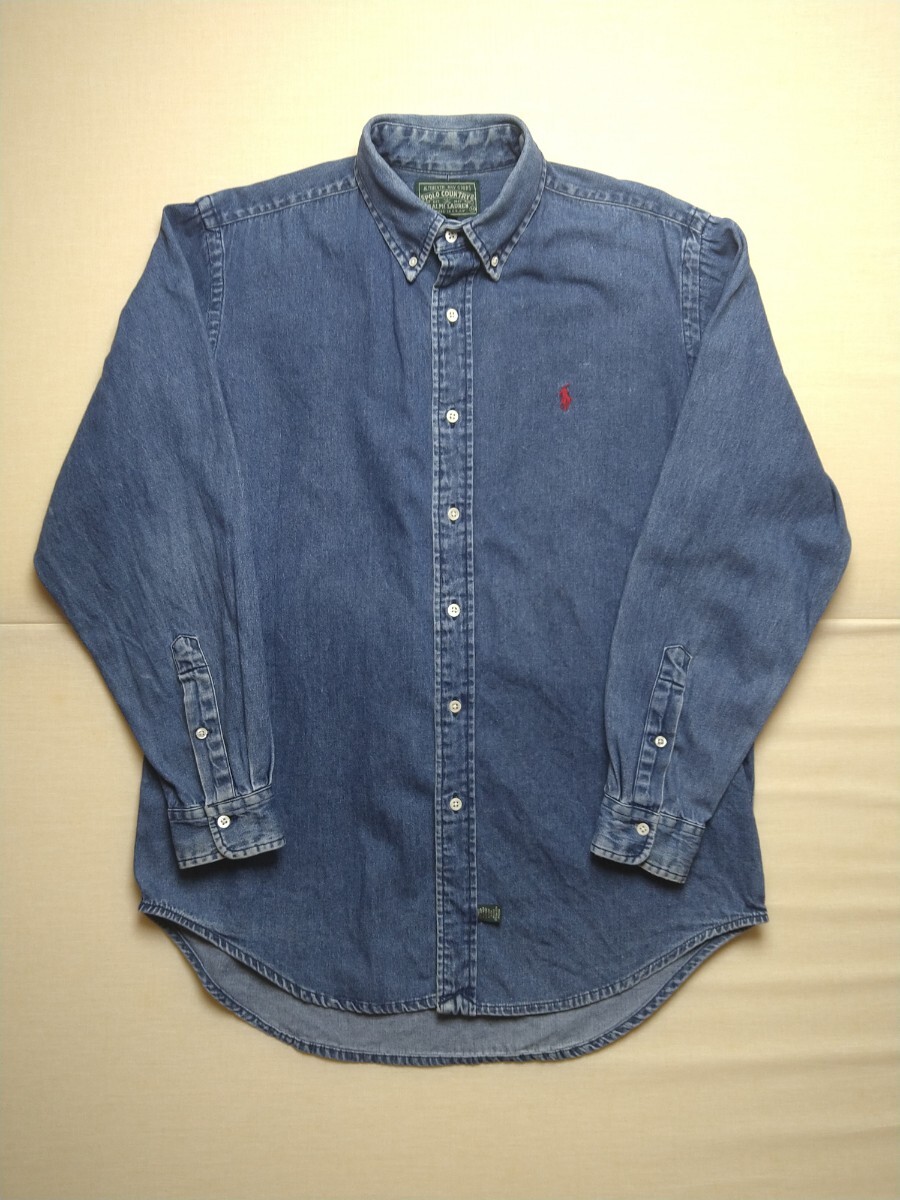 希少 90s ラルフローレン コットン ライダース ヴィンテージ ジャケット 希少 MADE IN USA 80s ～ 90s ラルフローレン RALPH LAUREN ポロ