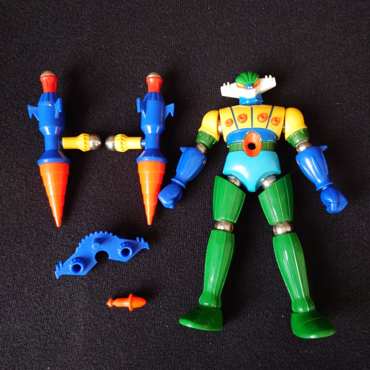 昭和レトロ ミクロマン 鋼鉄ジーグ メカドン ロボット フィギュア 当時
