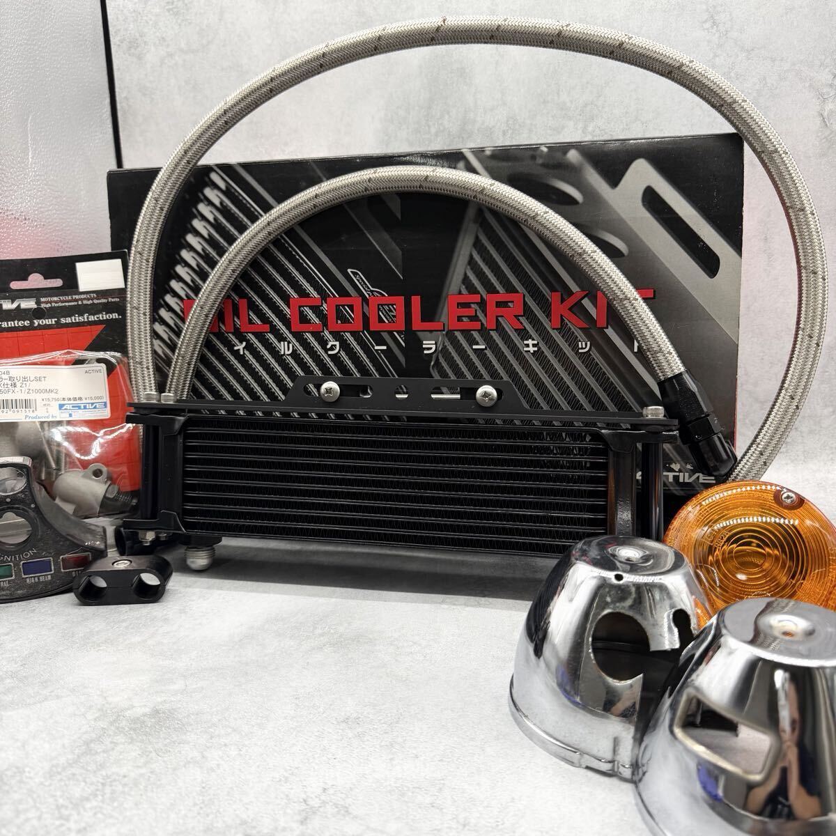 中古】Z1 Z2 希少 城東カワサキ JMCオイルクーラー 750RS mk2 FXの落札