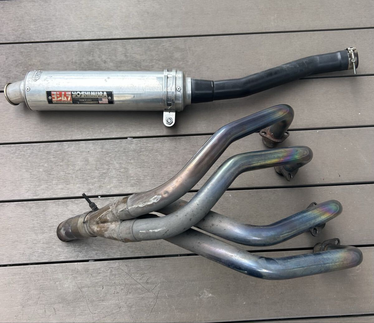 傷や汚れあり】CB750F FC ヨシムラサイクロン マフラー の落札情報詳細
