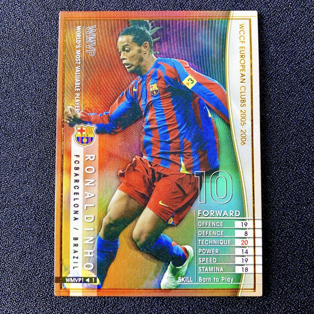 ロナウジーニョ Ronaldinho 直筆サインカード /10 Panini Obsidian FC