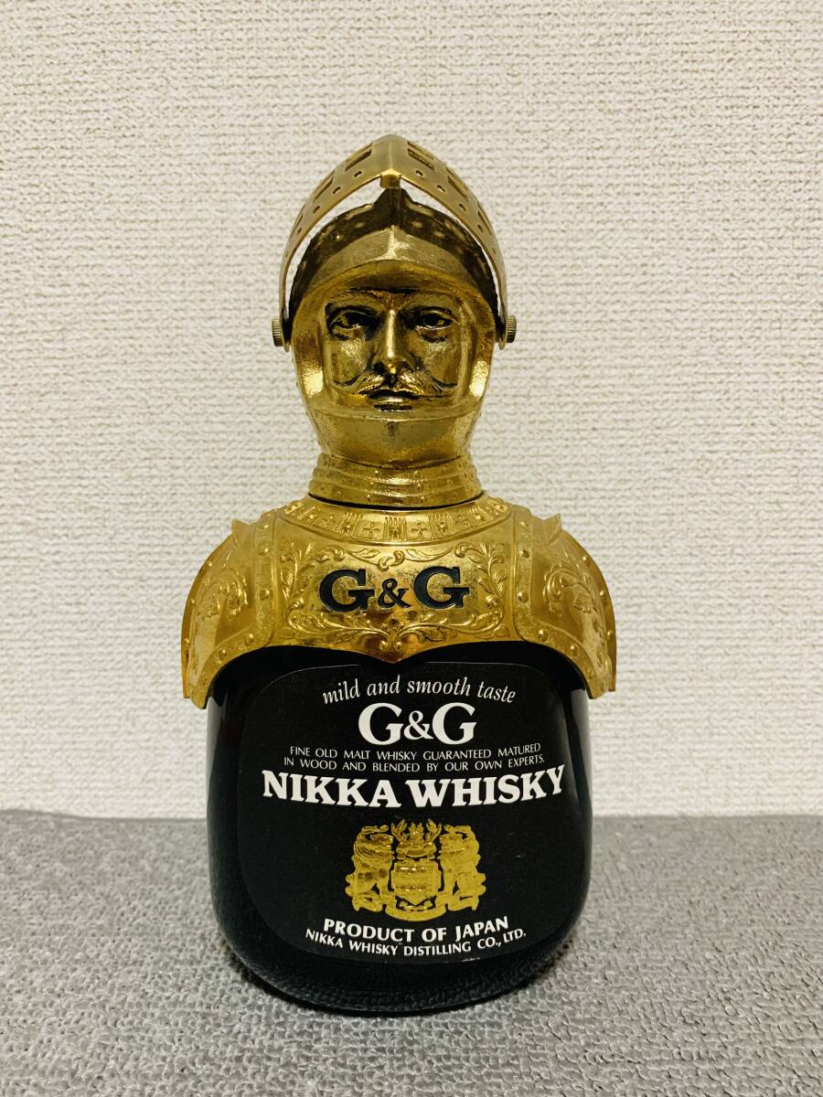 新品】【即決】未開栓 【 NIKKA WHISKY G&G 】 木彫 熊 ニッカ