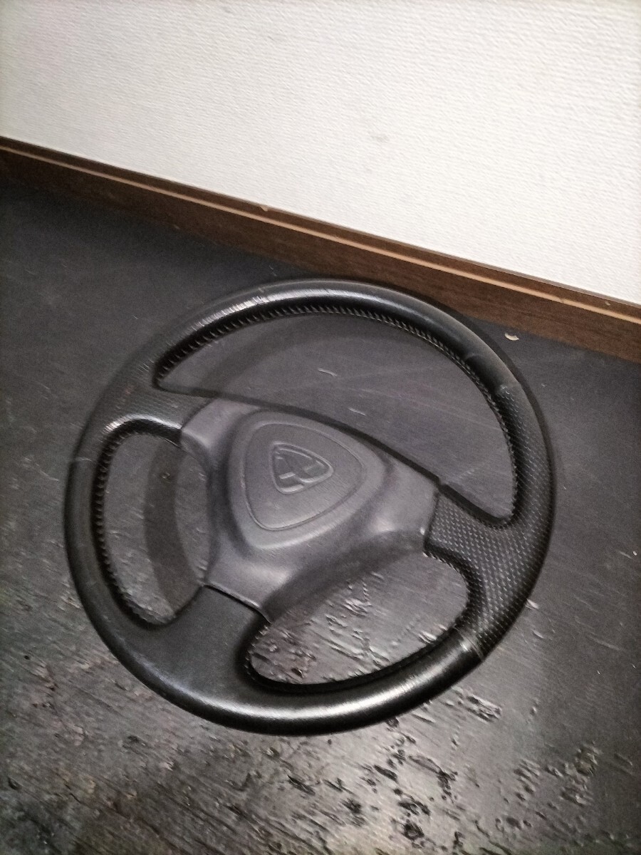新品】◇珍品希少◇マツダ サバンナRX-7 FC3S 純正本革ステアリング