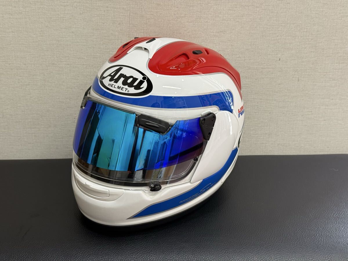 美品】バイクヘルメット アライ Arai RX-7X SPENCER ロスマンズカラー