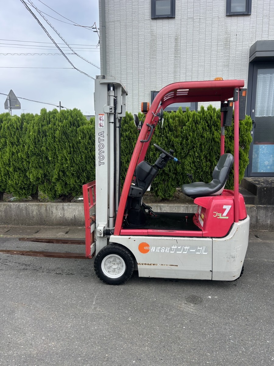 中古】700KG トヨタ バッテリー フォークリフト Toyota プチ