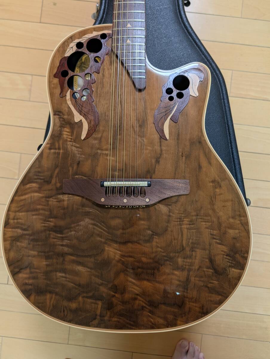 Ovation 1868LX Elite LX ハードケース付き 綺麗だけどちょっと難あり