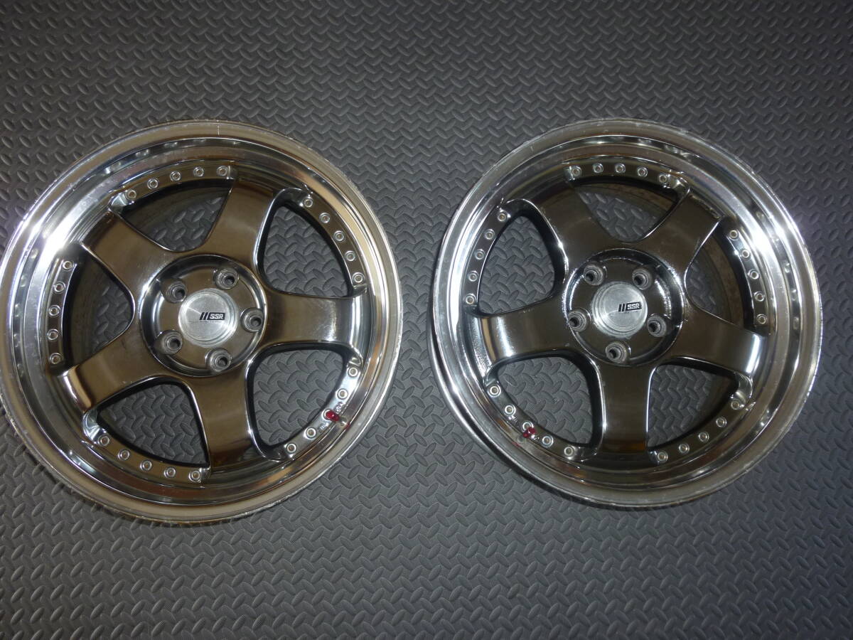 SSR プロフェッサー SP3 深リム 19インチ メッキBC タイヤホイール4本