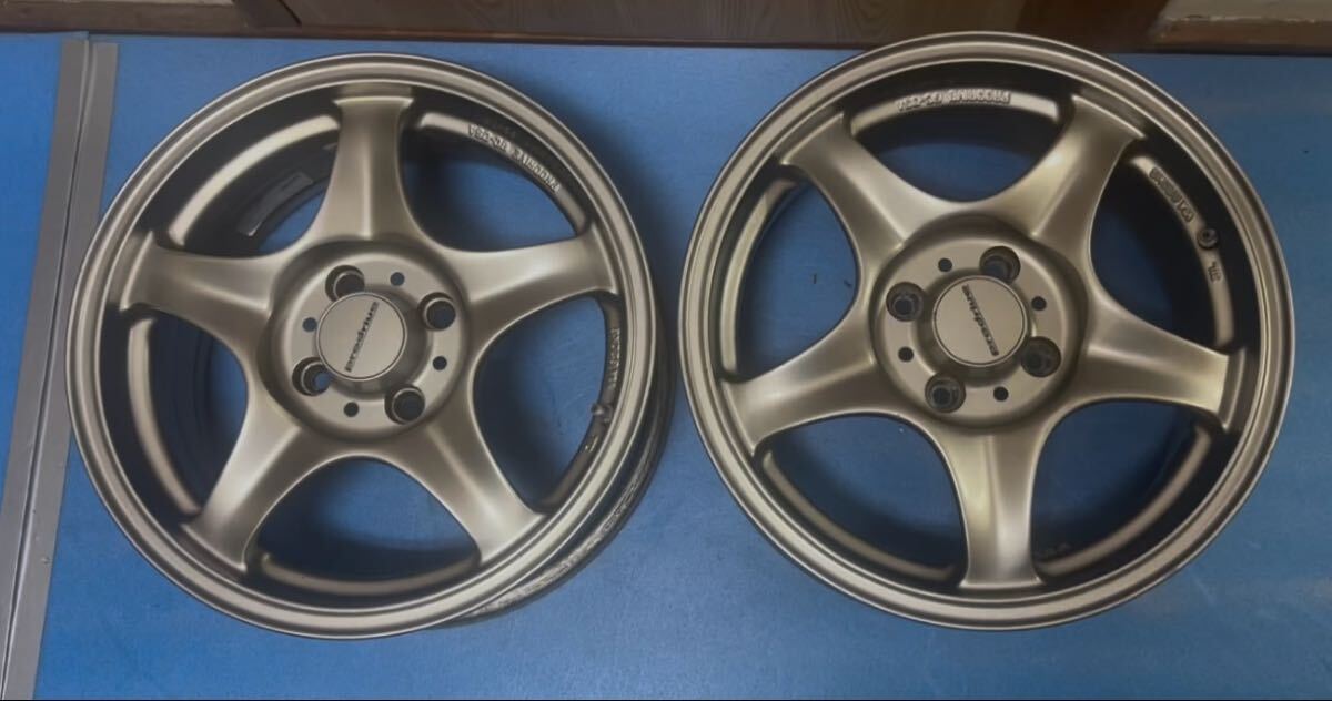 軽量 プロドライブ GC-010E 15インチ 6.5J 4H-100 +35 エンケイ製 4本