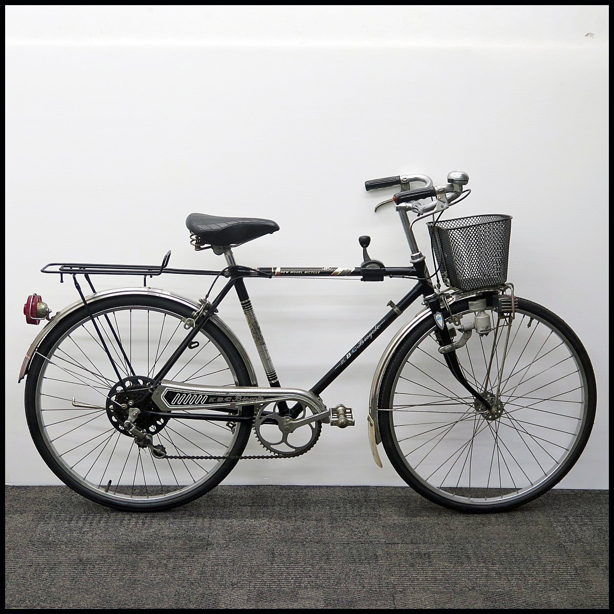 MIYATA 本革自転車サドル アンティーク商品 MIYATA WORKS BICYCLE 26インチ 革サドル レトロ自転車 ※群馬発 [当時