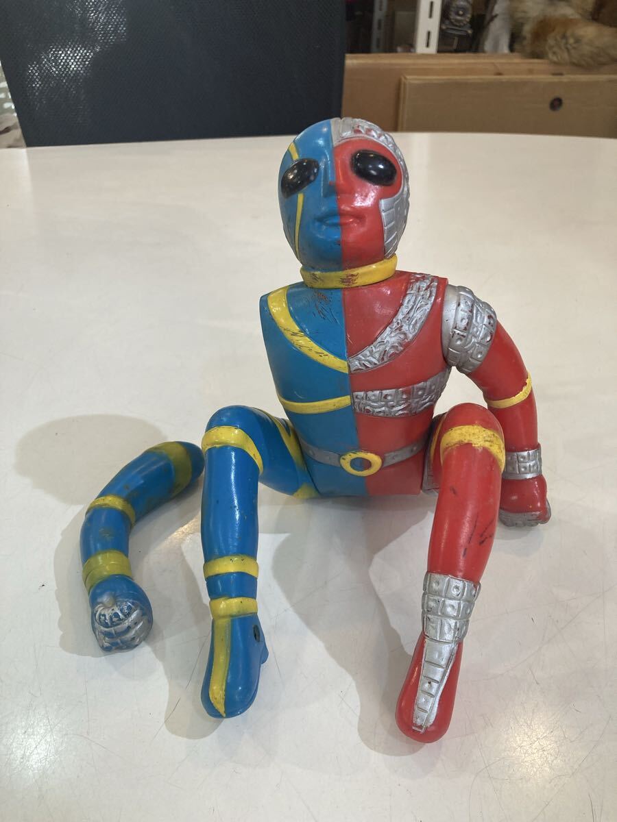 中古】当時物 タカトク【人造人間キカイダー】クリア ソフビの落札情報