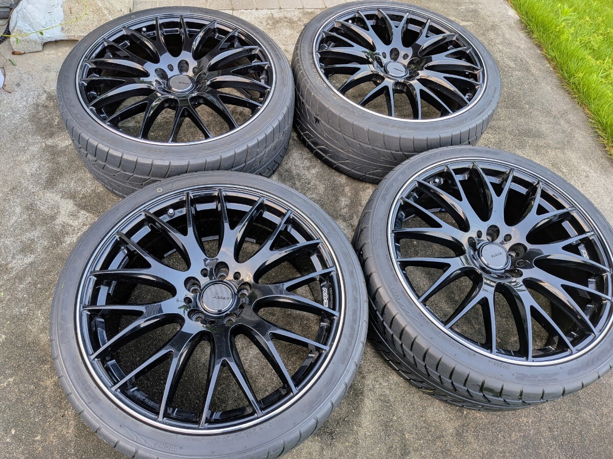 中古】RAYS HOMURA 2×9 20インチ レイズ ホムラ 2×9 ホイール の落札