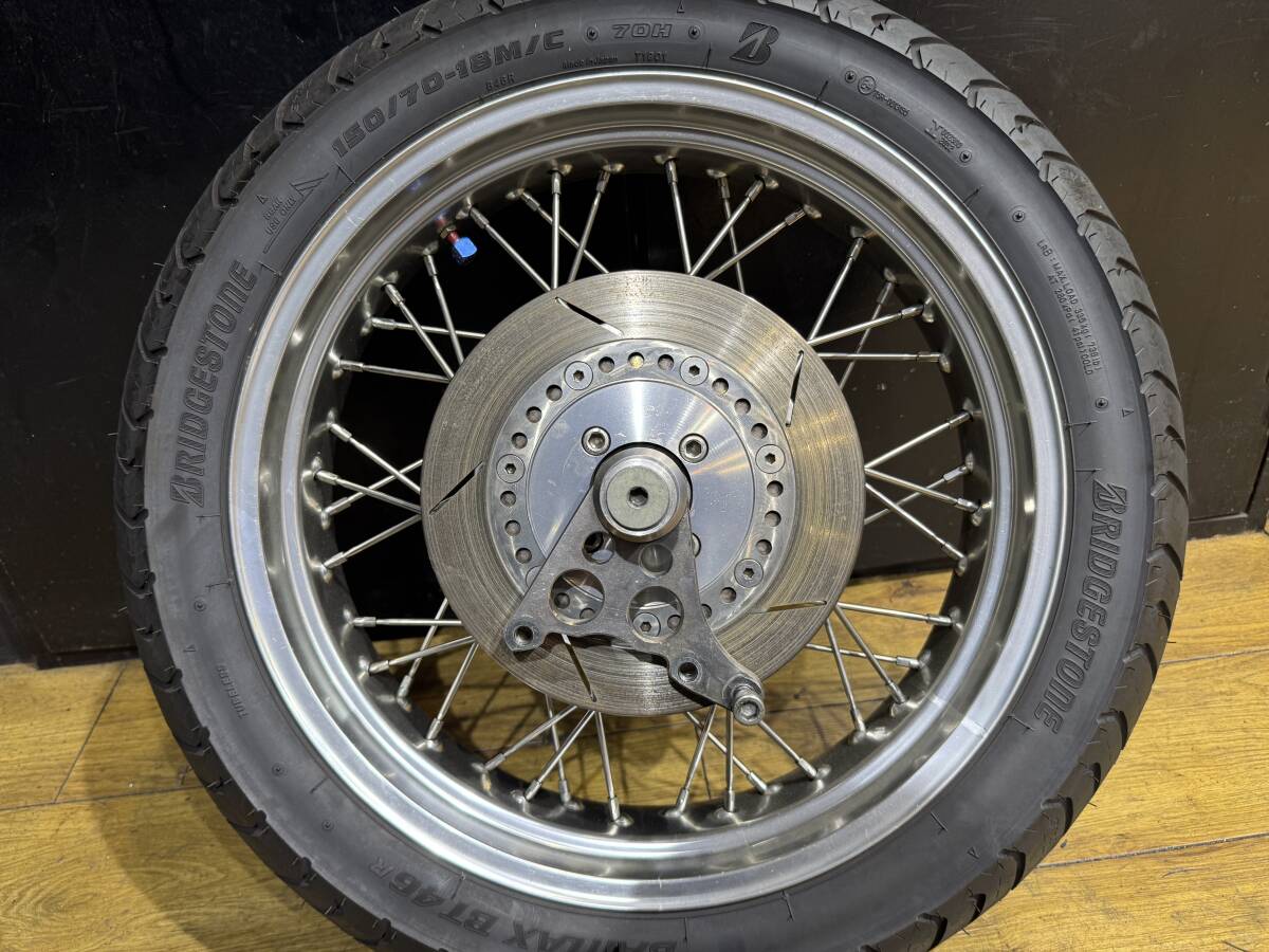 bw's 3aa jog rr 12インチ ホイール mbkスタント ヤマハ 3AA BW'S MBK スタント等適合 JOG-R リヤホイール 美品 タイヤ