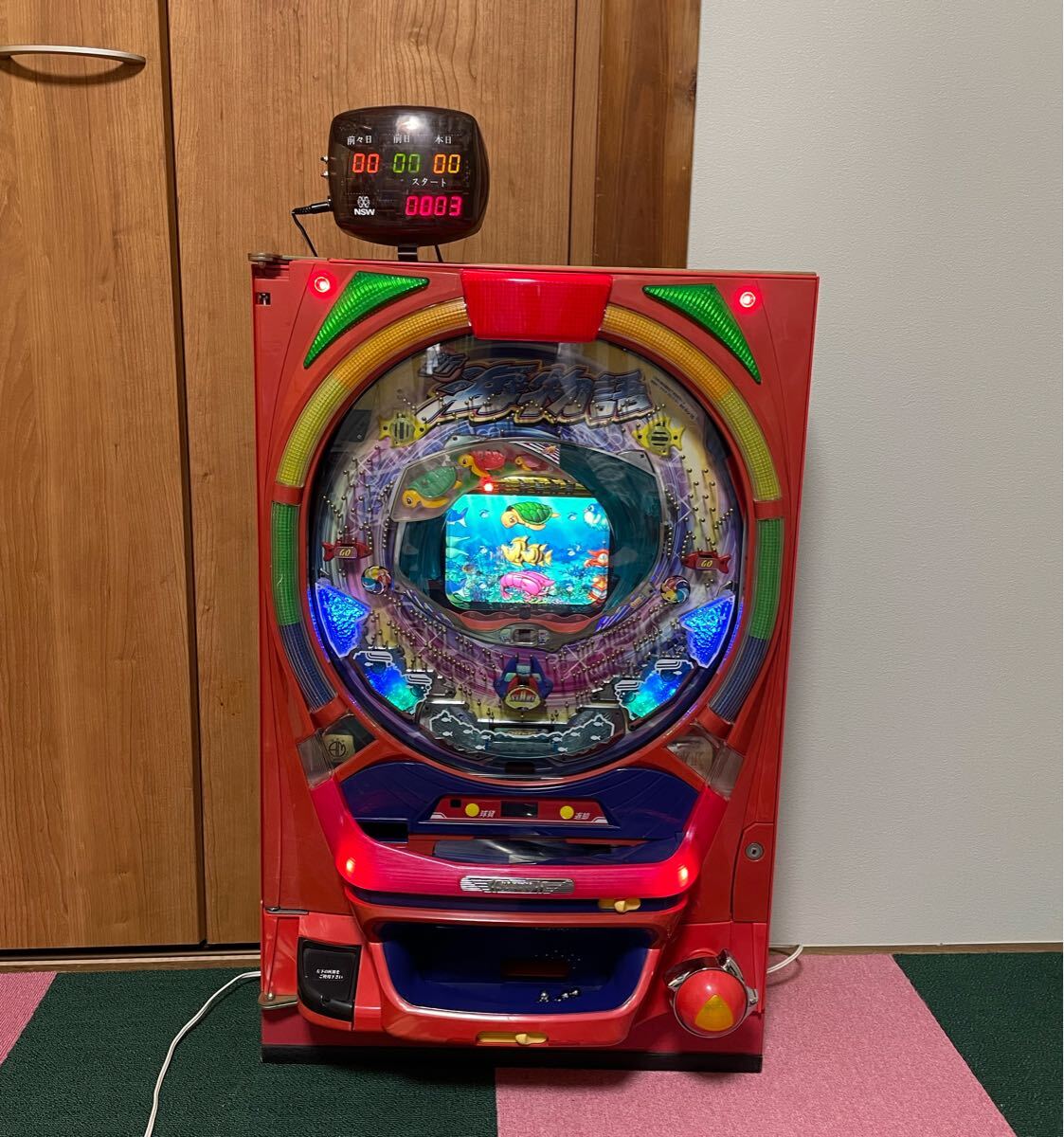 パチンコ中古実機 CR新海物語M56 循環仕様 2003年導入機の落札情報詳細