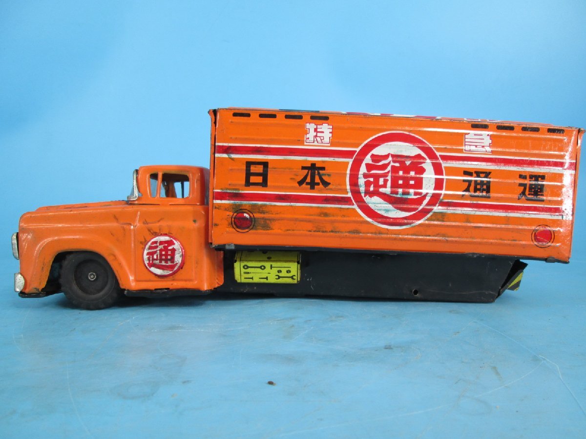 中古】昭和レトロ・ブリキ・トラック日本通運の落札情報詳細 - Yahoo