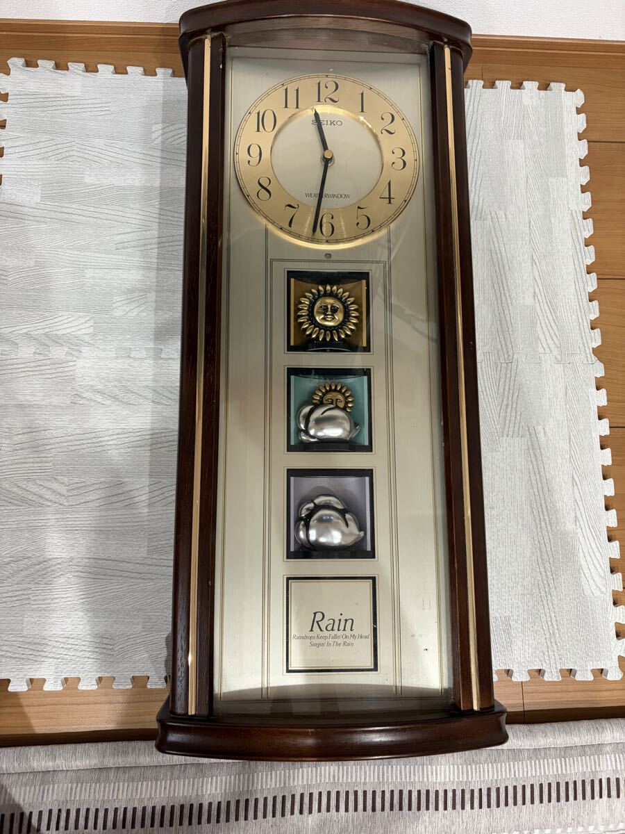 1円 セイコー SEIKO RE520S ウェザーウィンドウ 天気予報 からくり時計