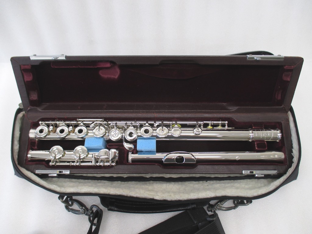 中古】古いムラマツフルート M-40 ？ メーカーロゴ筆記体 銀製 の落札