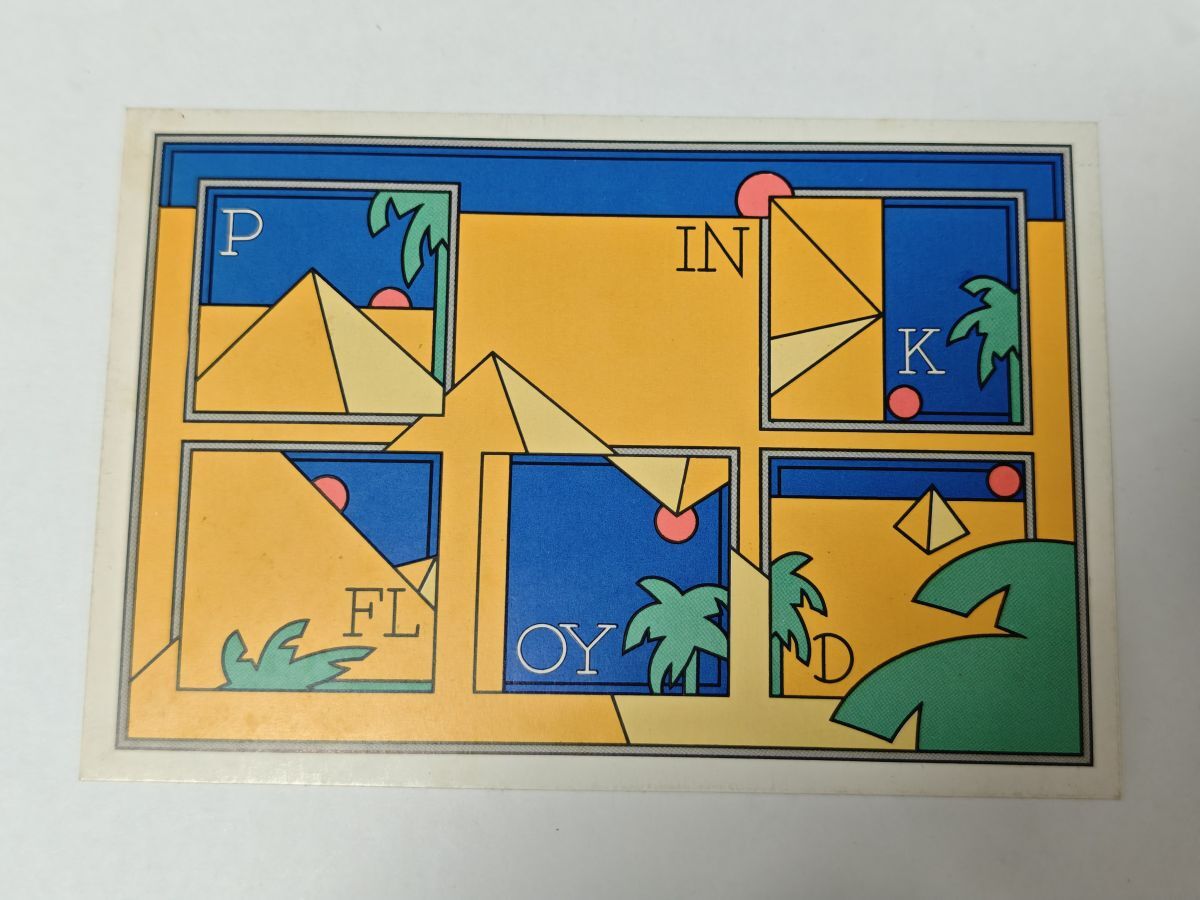 中古】◇【ポスター2枚/ポストカード】ピンク・フロイド Pink Floyd