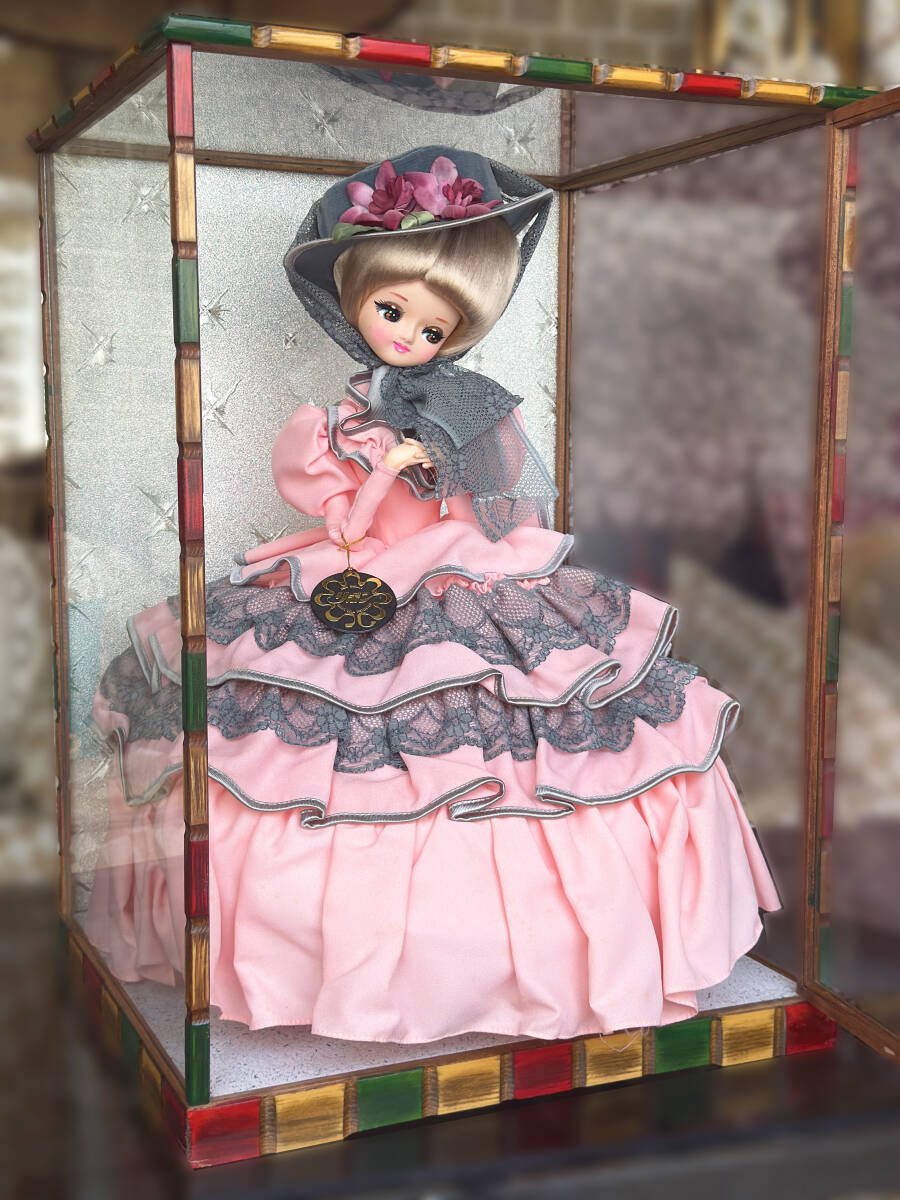 中古】□□□極美品□SUKIYO□スキヨ□フランス人形□赤/ドレス