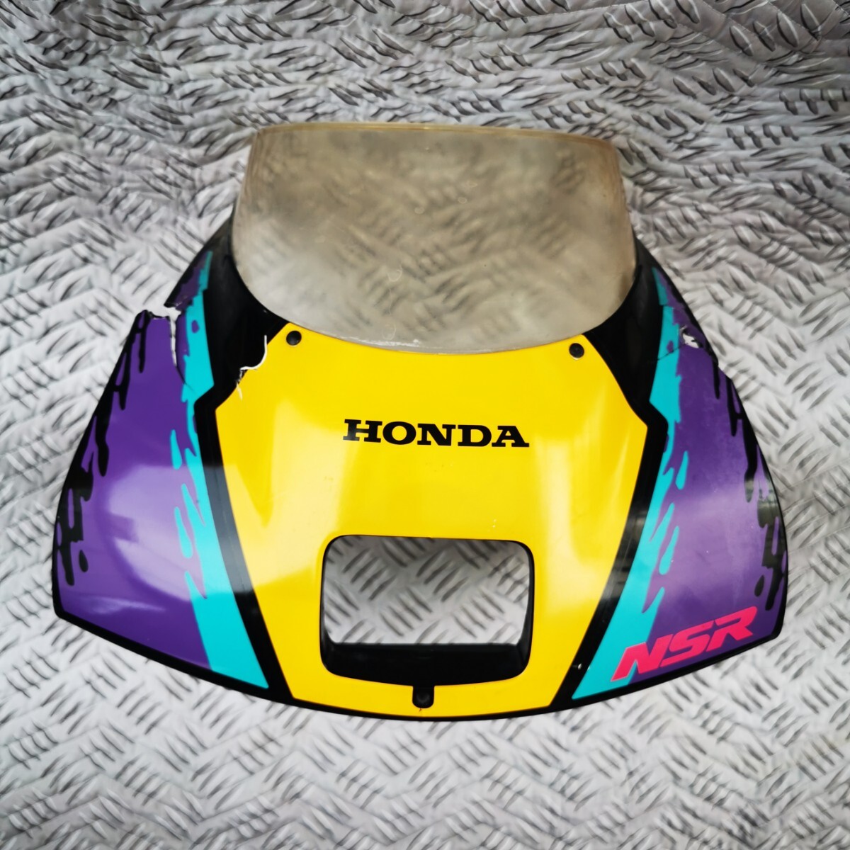 中古】当時物 純正 GSX400E ビキニカウル フロントカウル 0003 GSX250E