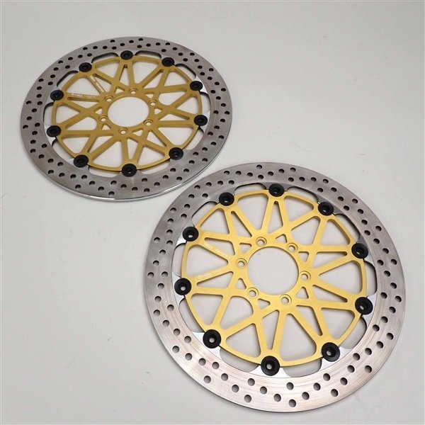 Z系4穴 当時物 純正フロントディスクローター トレンチカット後未使用