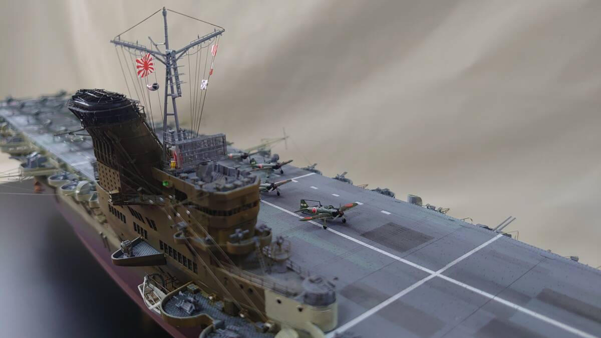 新品】【精密完成品】1/700 日本海軍 航空母艦 冲鷹 1942 精密完成品の