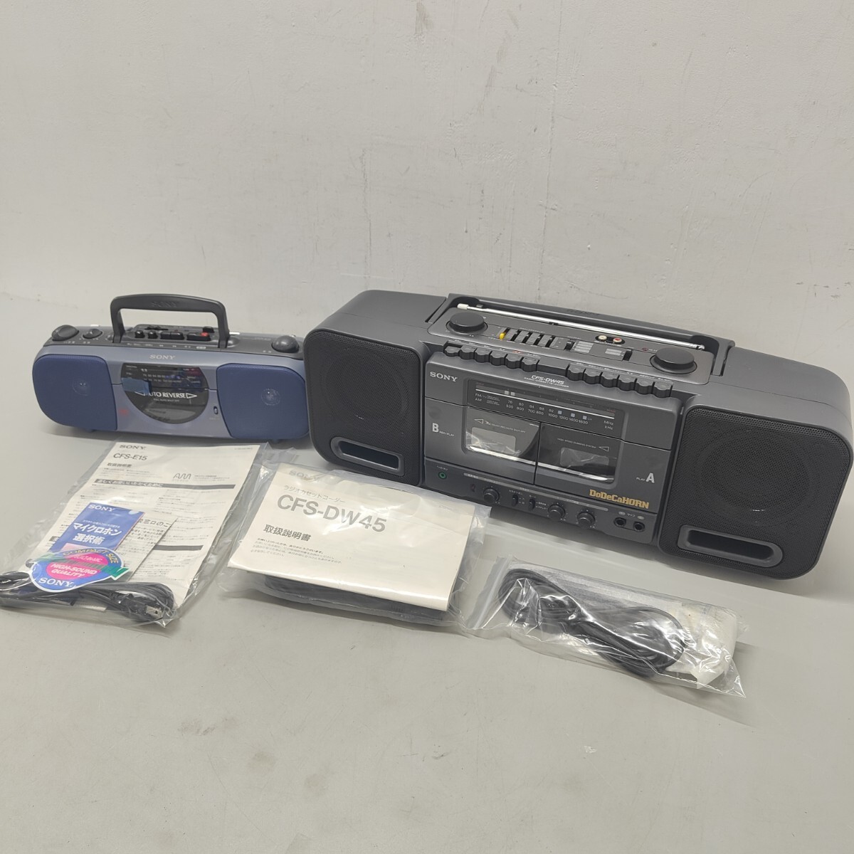 日本製 レトロ SONY ソニー CFD-900 CDラジカセ DoDeCaHORN CD 46W