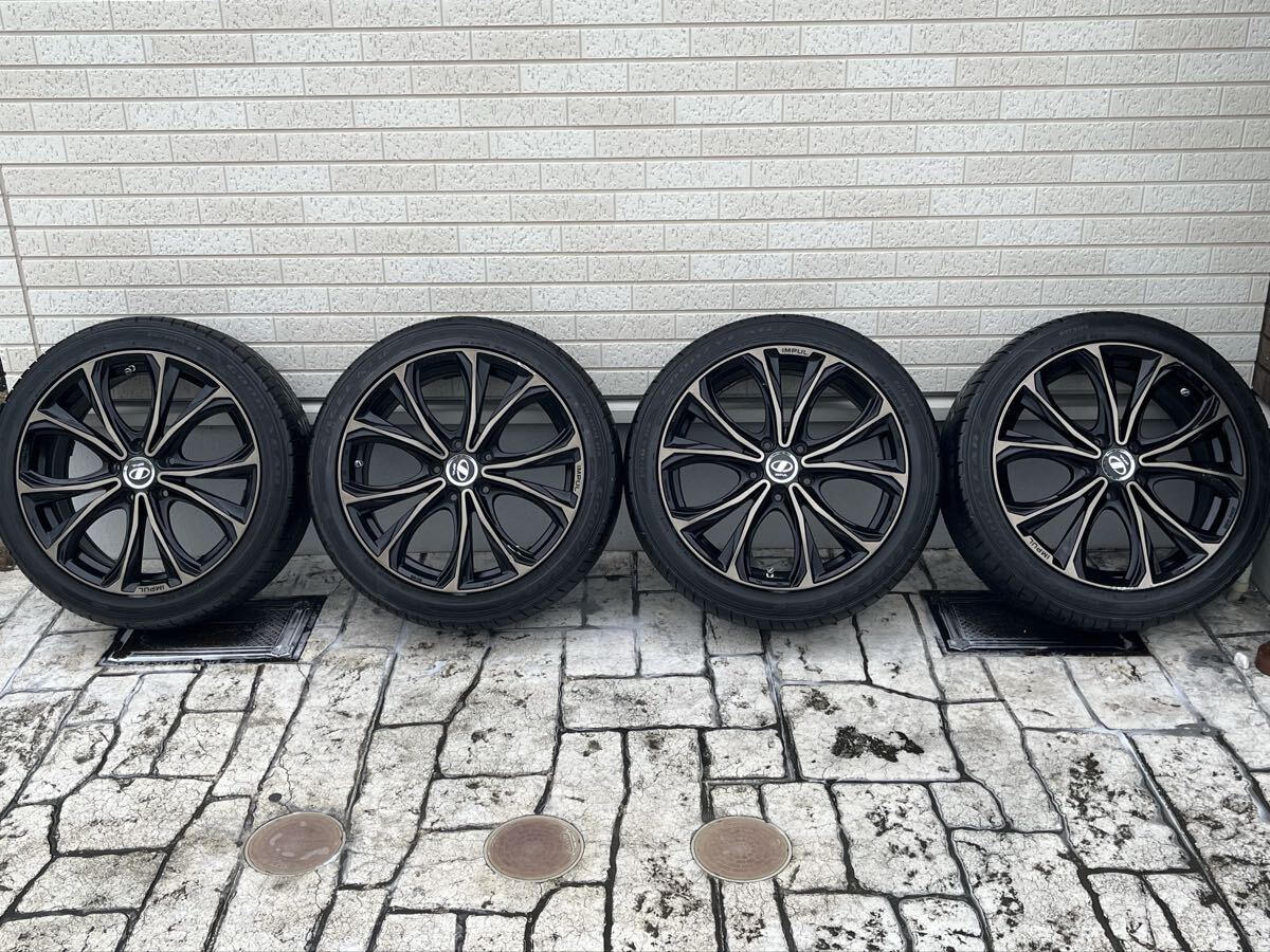 中古】希少 IMPUL BBS M1 9J 10J 18インチ Y33 Y32の落札情報詳細