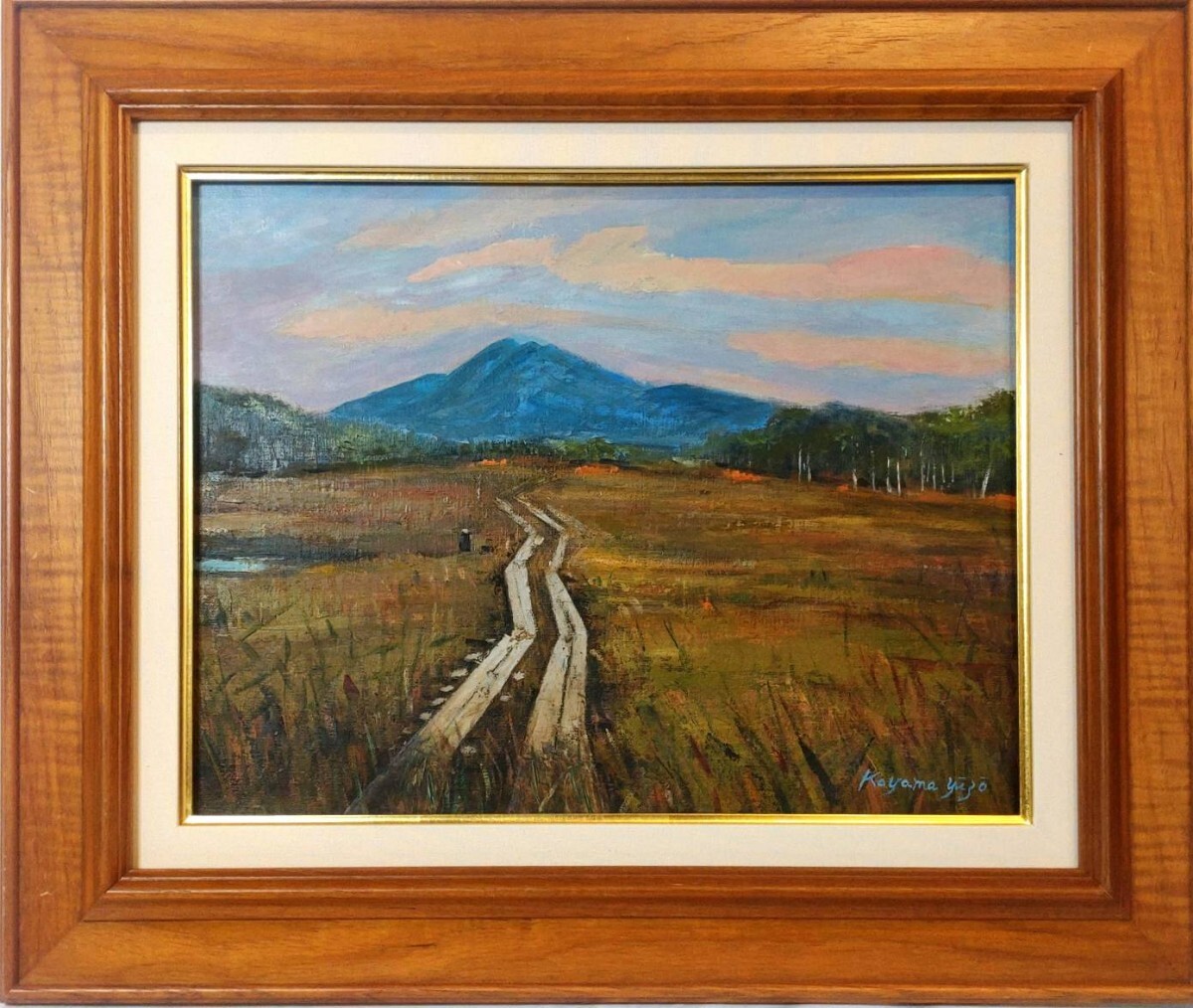 風景』◯【 加山雄三 】 P6 ◯ 裏サイン 油絵 日本の落札情報詳細