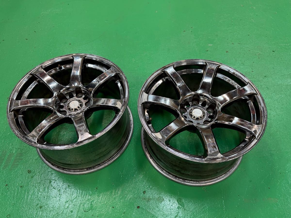 ワーク WORK EMOTION KEI 17インチ 7J ＋42 pcd100 4穴 195/40/17 2本