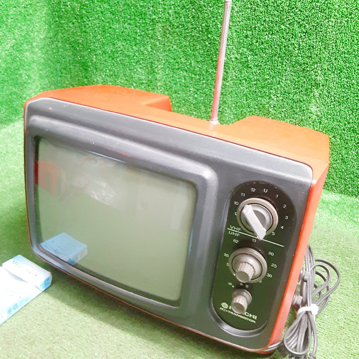 ハ202) 日立 カラーテレビ C18-206 当時物 アナログ ブラウン管 昭和