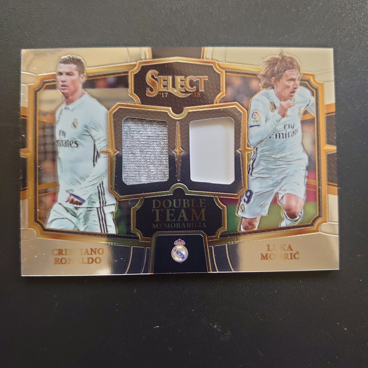 レア TREBLE CRISTIANO RONALDO ジャージカード サイン入り CR7