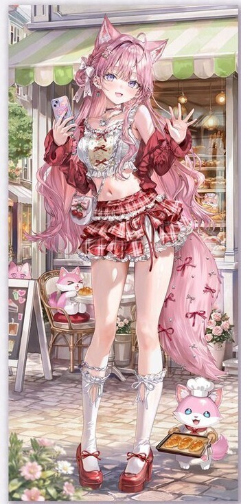 未使用】【C105】MIGNON WORKS mignon 等身大タペストリー コミケ