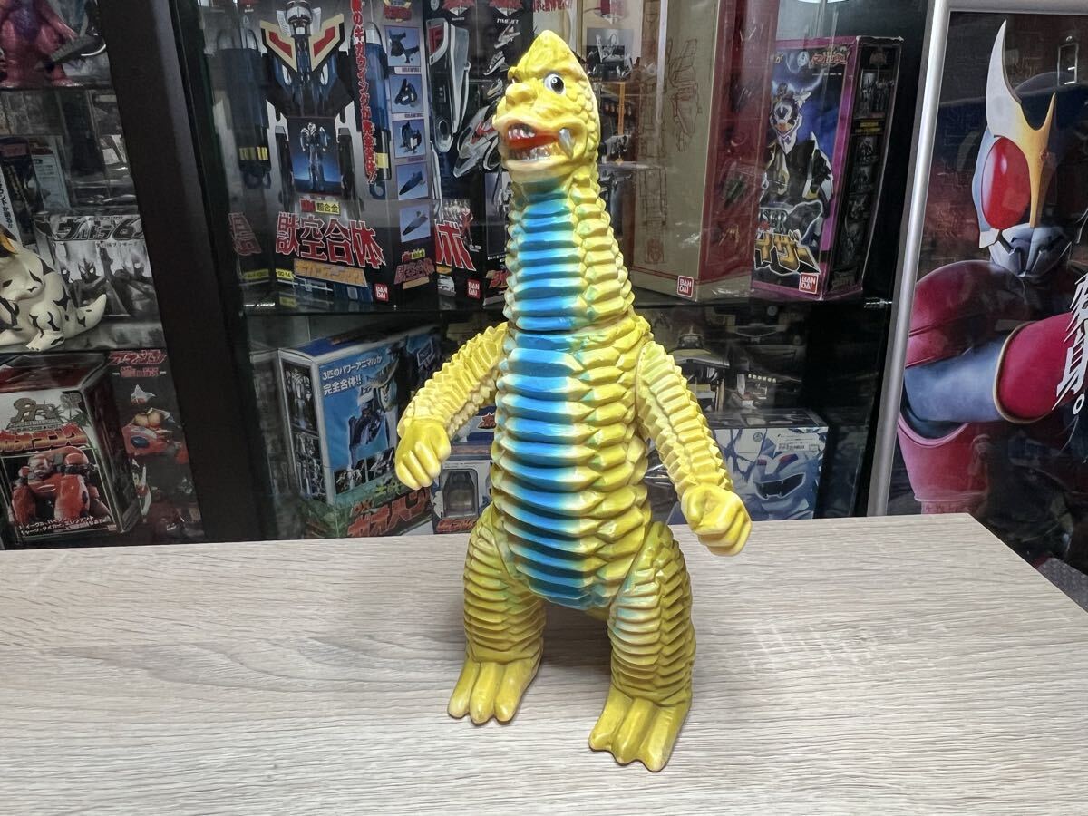 当時物 1期 マルサン レッドキング 首接着 初版 ウルトラマン 怪獣