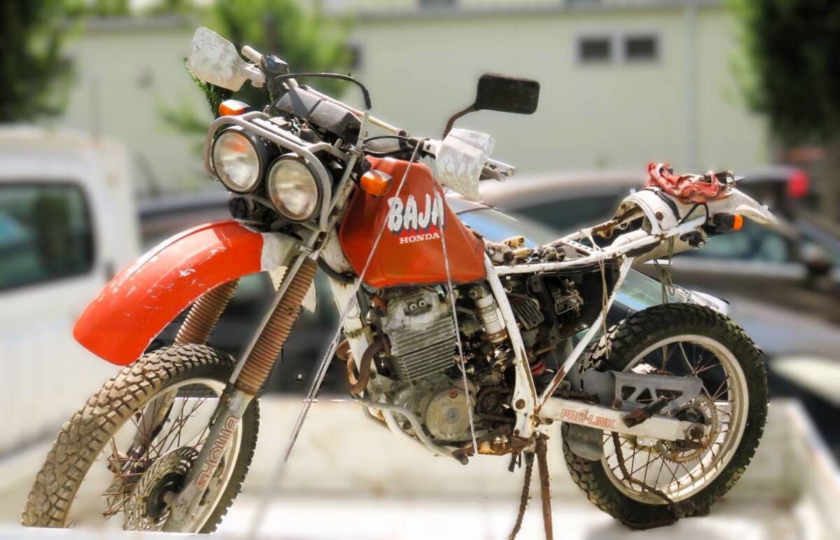 XLR250R☆MD16☆社外スーパートラップマフラー☆19A88の落札情報詳細
