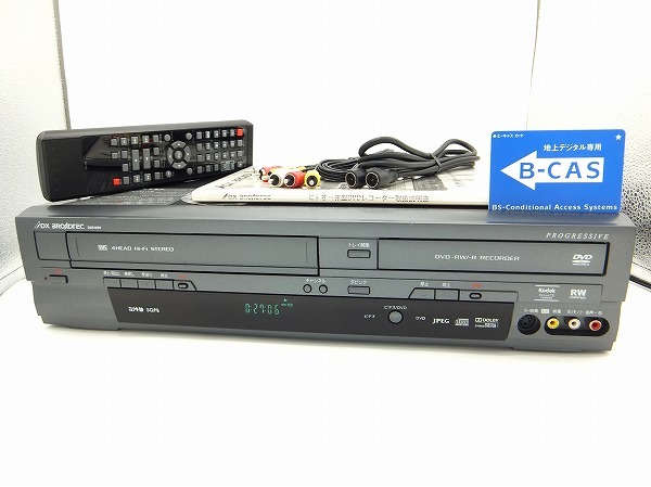 簡単ダビング☆メンテナンス済☆DXアンテナDVR-120V VHS一体型DVD